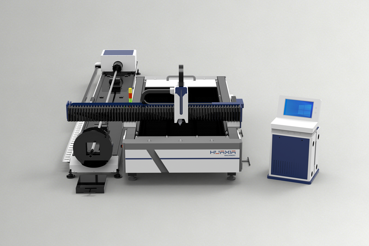 Комбинированный станок лазерной резки листа и трубы