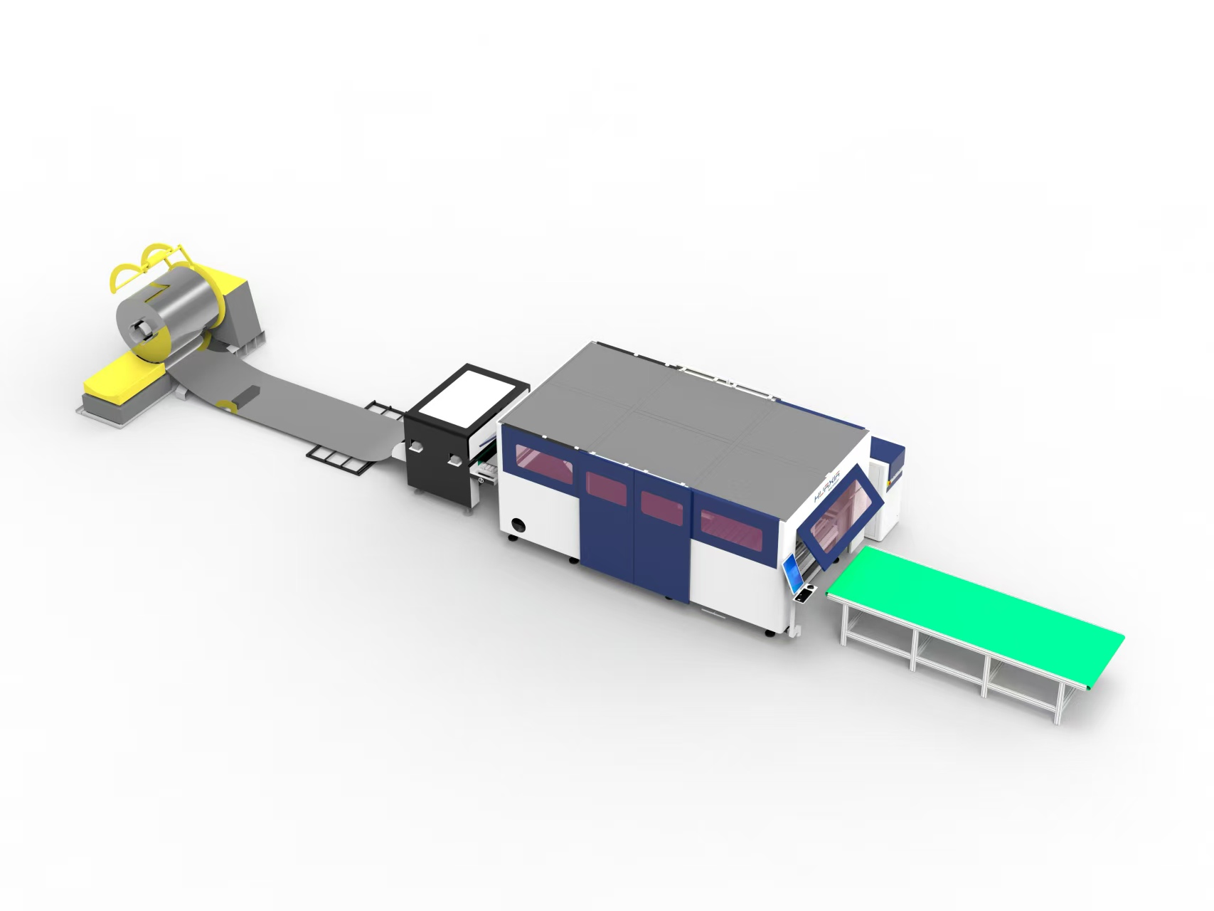 Линия лазерной резки рулонного материала